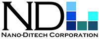 Nano-Ditech Corporation Logo als Kontaktbutton.